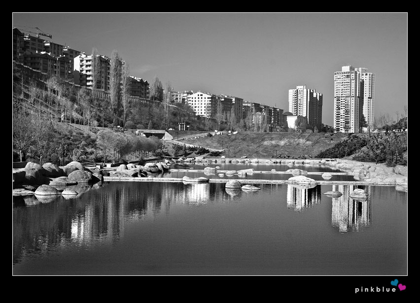 reflection of the city