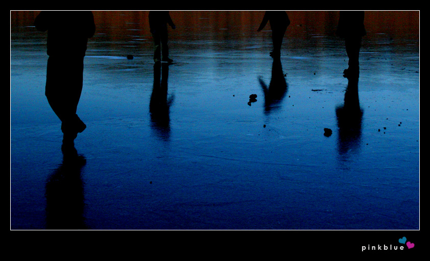 footsteps on ice