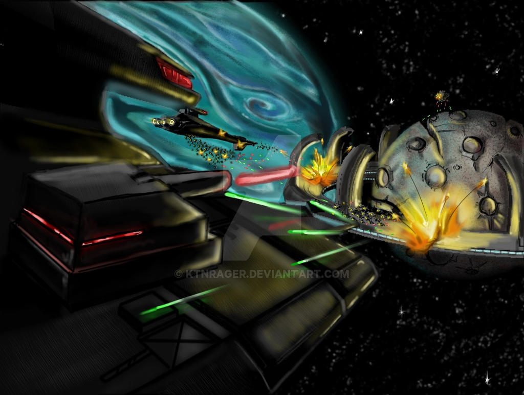 Deviantart Space Fight SpaceBattle.026 by ktnrager on DeviantArt