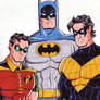 Batman, Robin and Nightwing