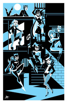Gotham Girls Print