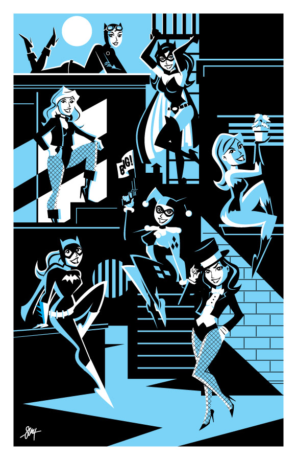 Gotham Girls Print