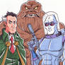 Ra's Al Ghul, Clayface and Mr. Freeze commission.