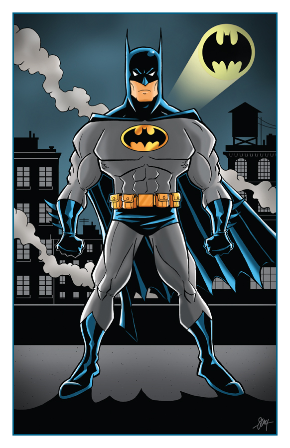 Batman Print by calslayton on DeviantArt