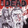 Walking Dead Michonne Sketch Cover