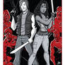 Daryl and Michonne from The Walking Dead