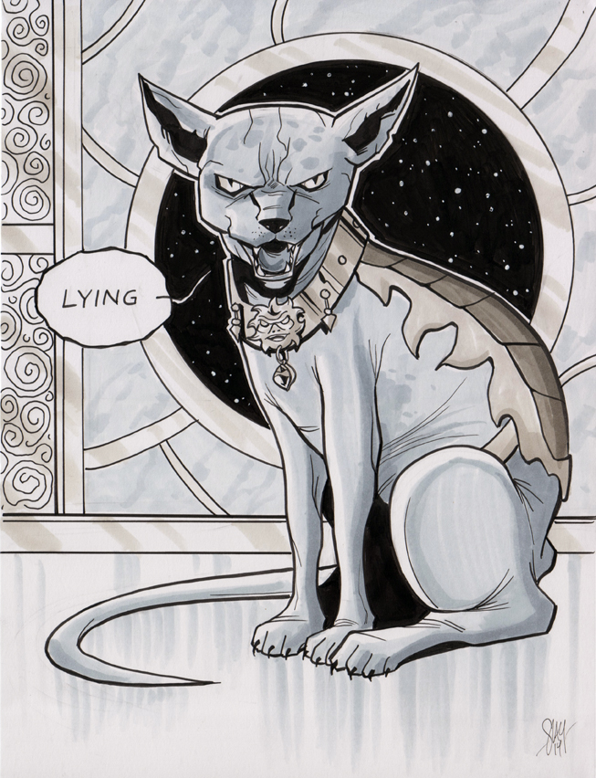 Lying Cat from Saga