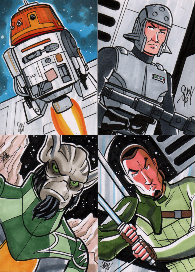 Star Wars Rebels Sketch Cards