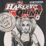 Harley Quinn Arkham City Scketch Cover