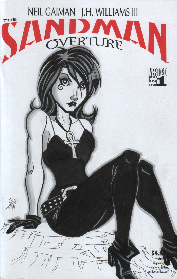 The Sandman - Death Sketch Cover