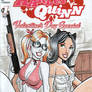 Harley Quinn and Catwoman Hee-Haw style