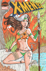 Savage Land Rogue Sketch Cover