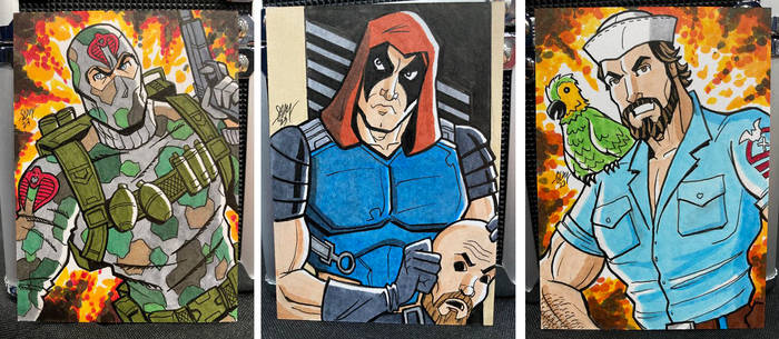 Gi Joe Sketch Cards