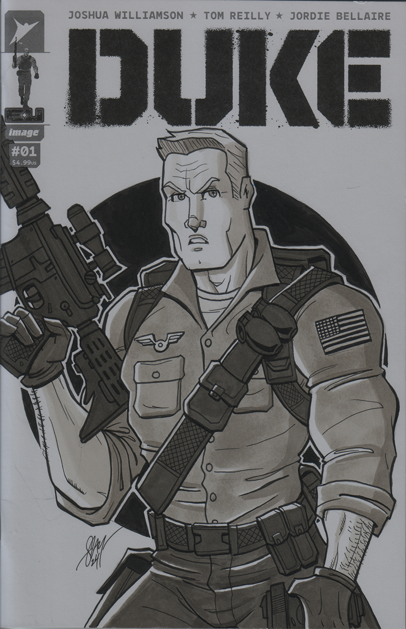 Duke GI Joe Sketch Cover
