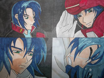 Athrun Collage by rugbiter