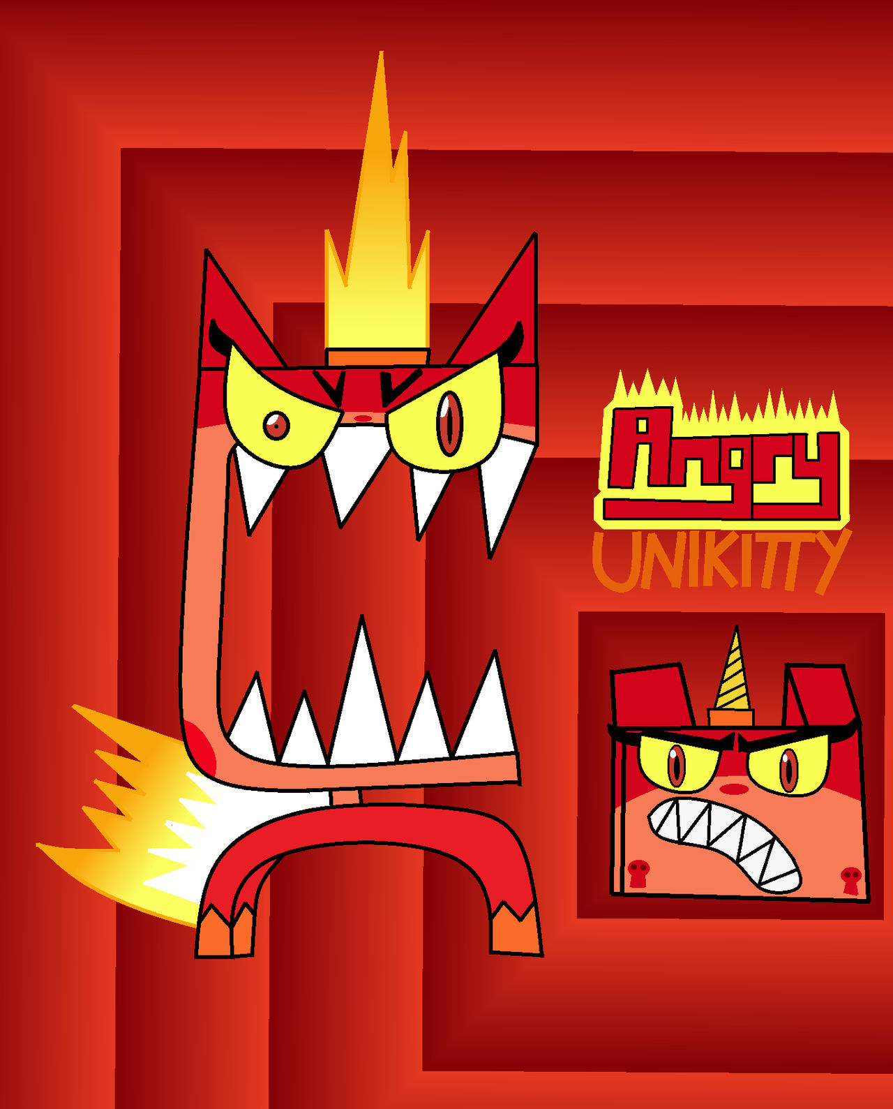 Angry Unikitty by TheAnt755 on DeviantArt