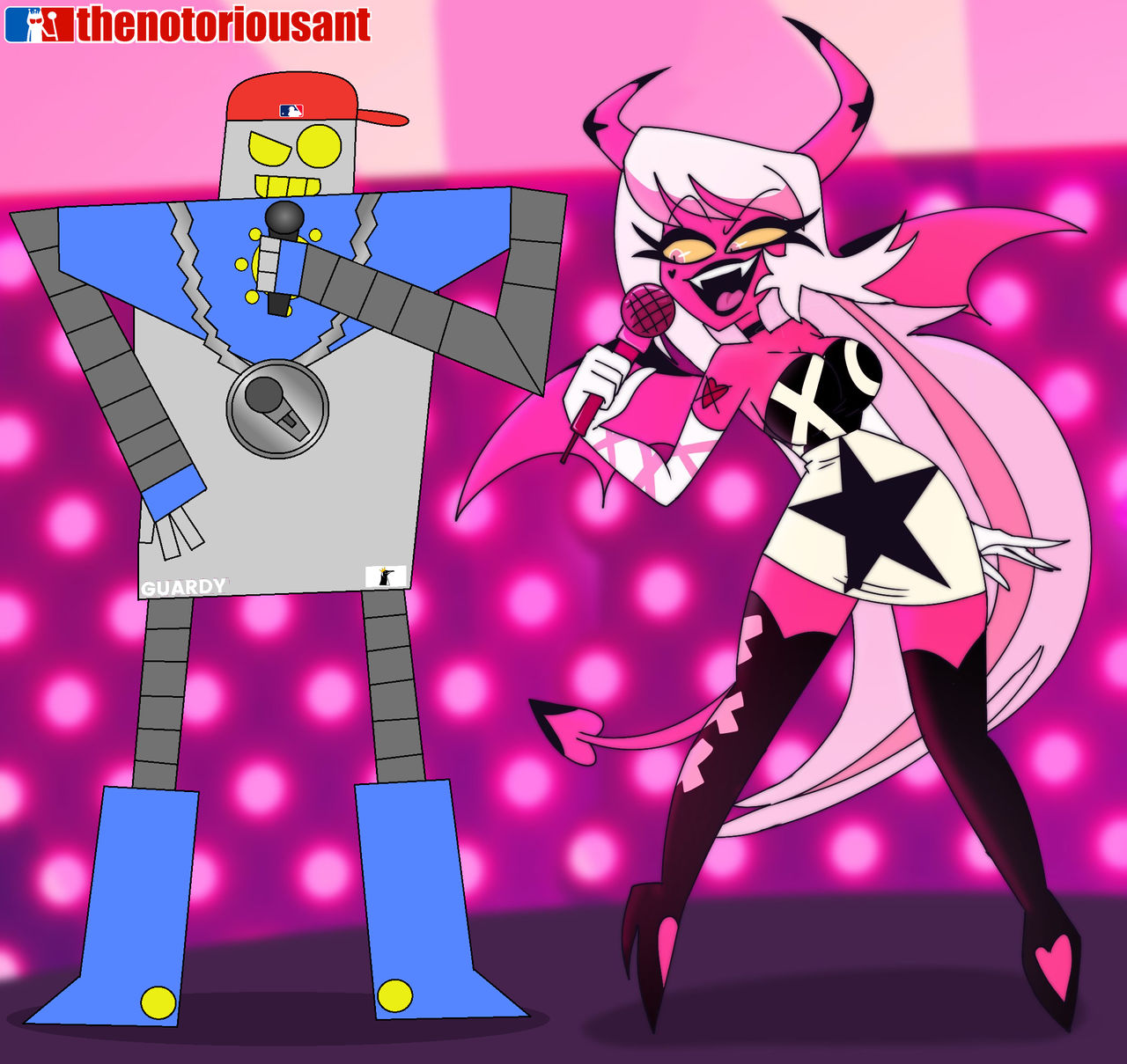 Guardy and Verosika On Stage