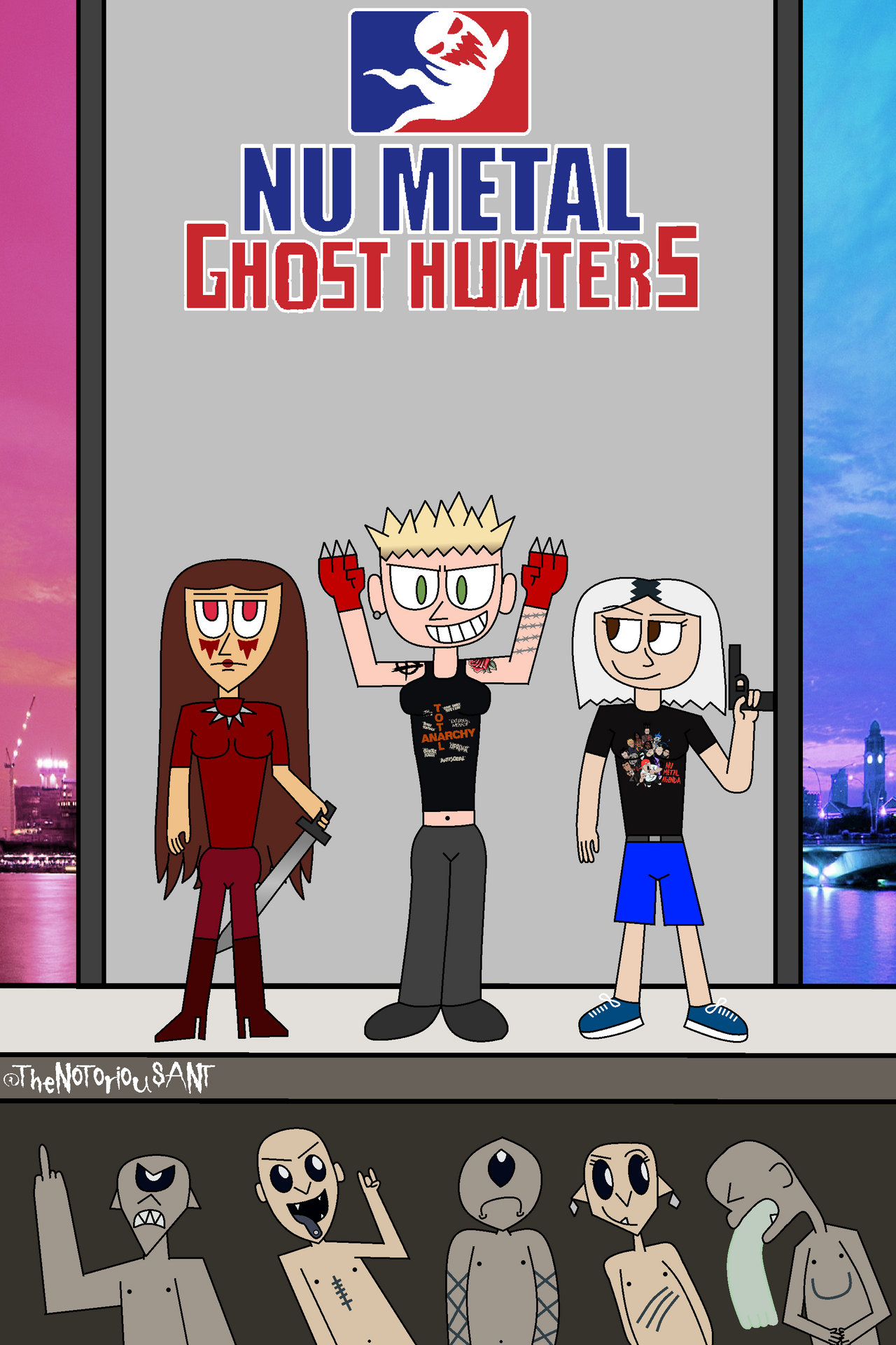 Nu-Metal Ghost Hunters Poster