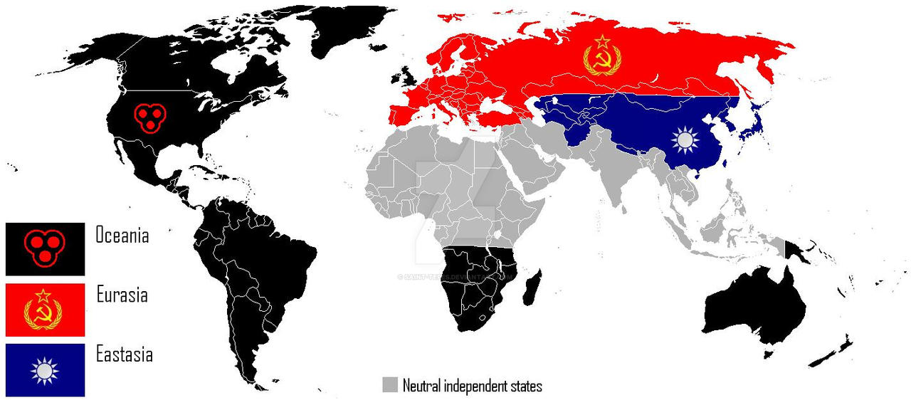 1984 World Map my version