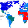 Developed Developing world map industrialized map