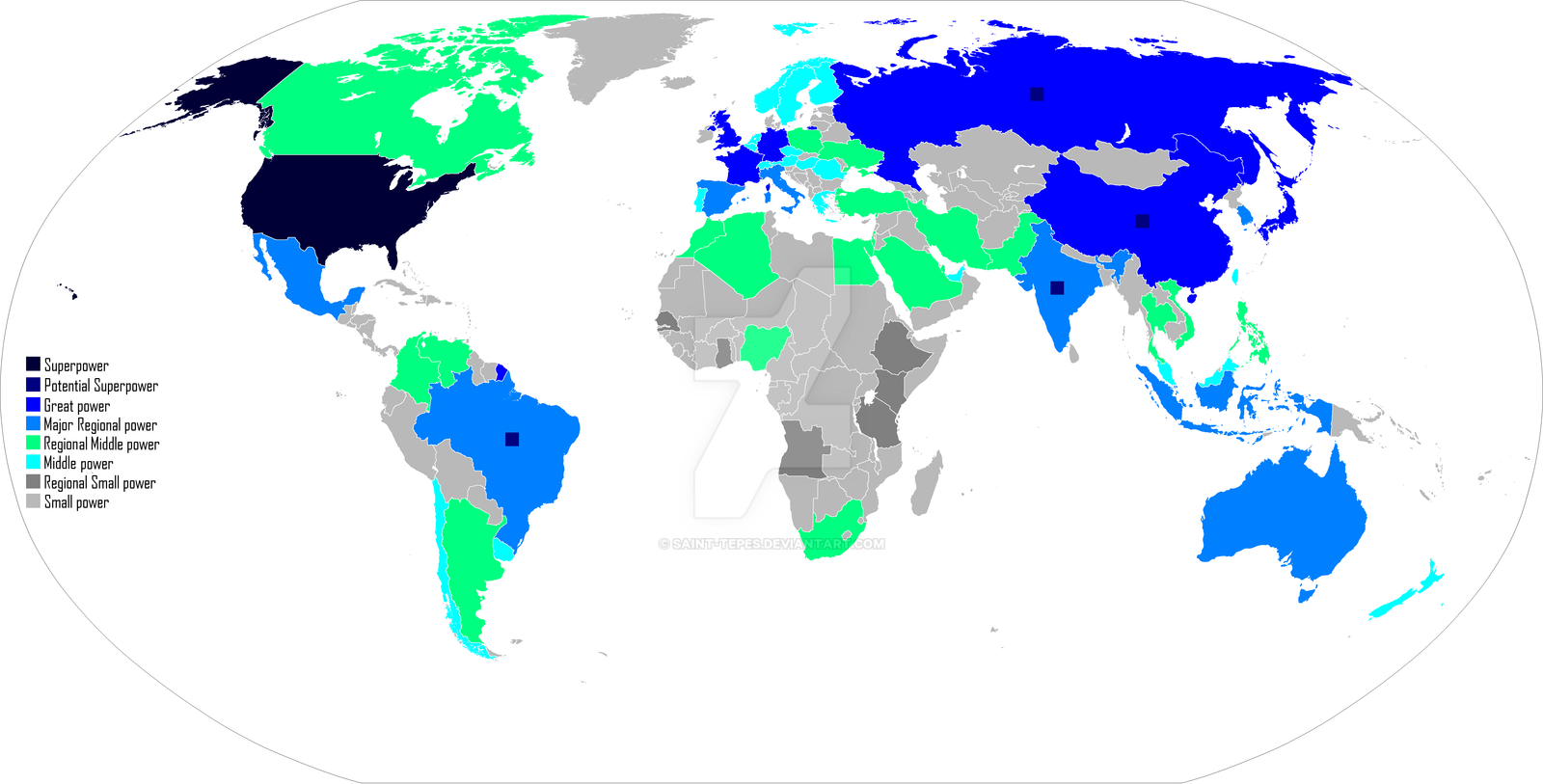World Powers Map
