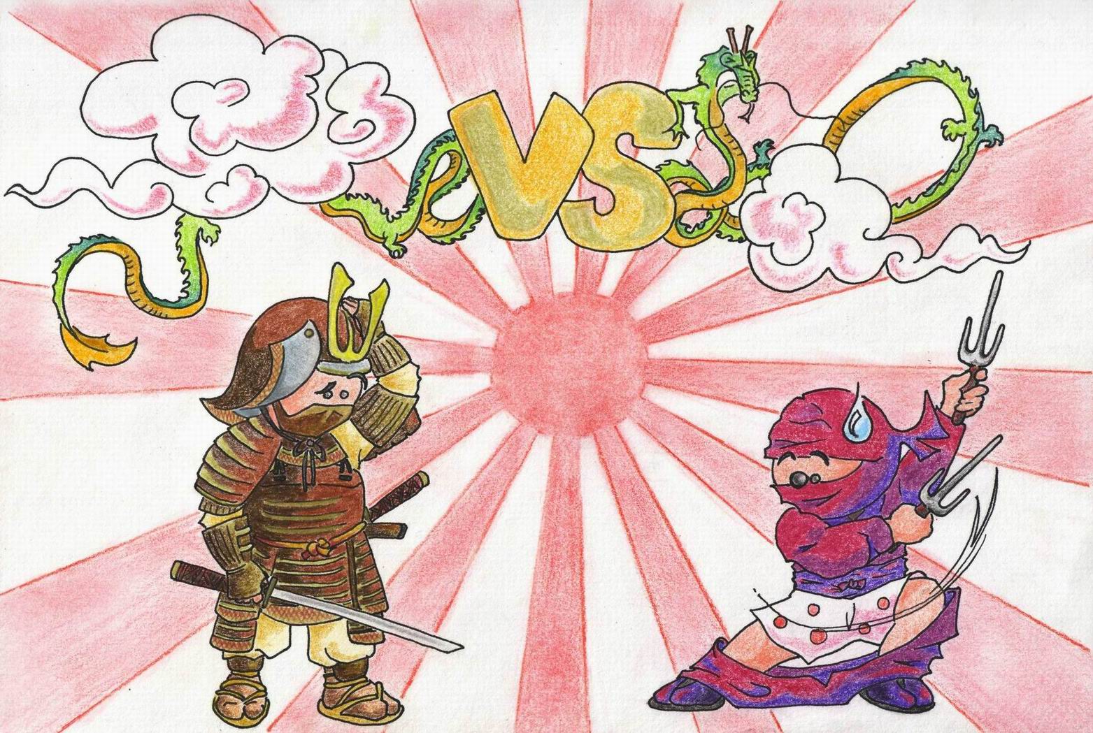 samurai vs ninja