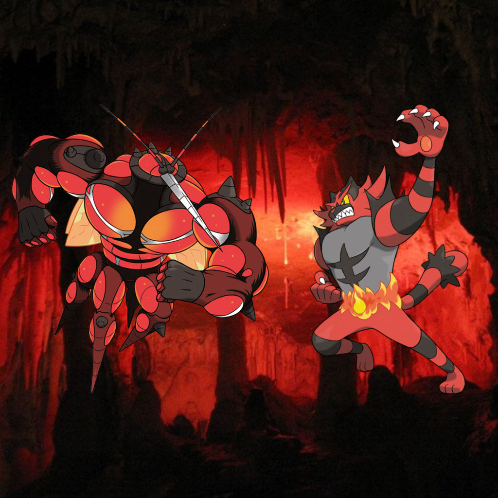 Incineroar vs buzzwole by spartancolony on DeviantArt