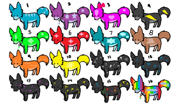 6 Point Wolf Adopt Batch 2