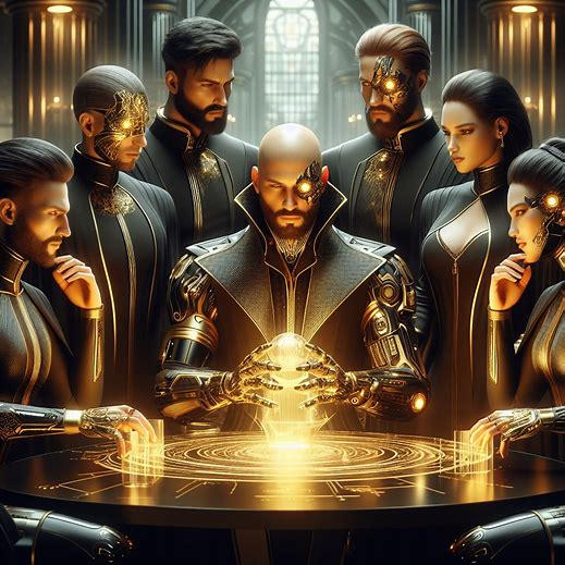 Cyber Magic: The Council by jojkk on DeviantArt