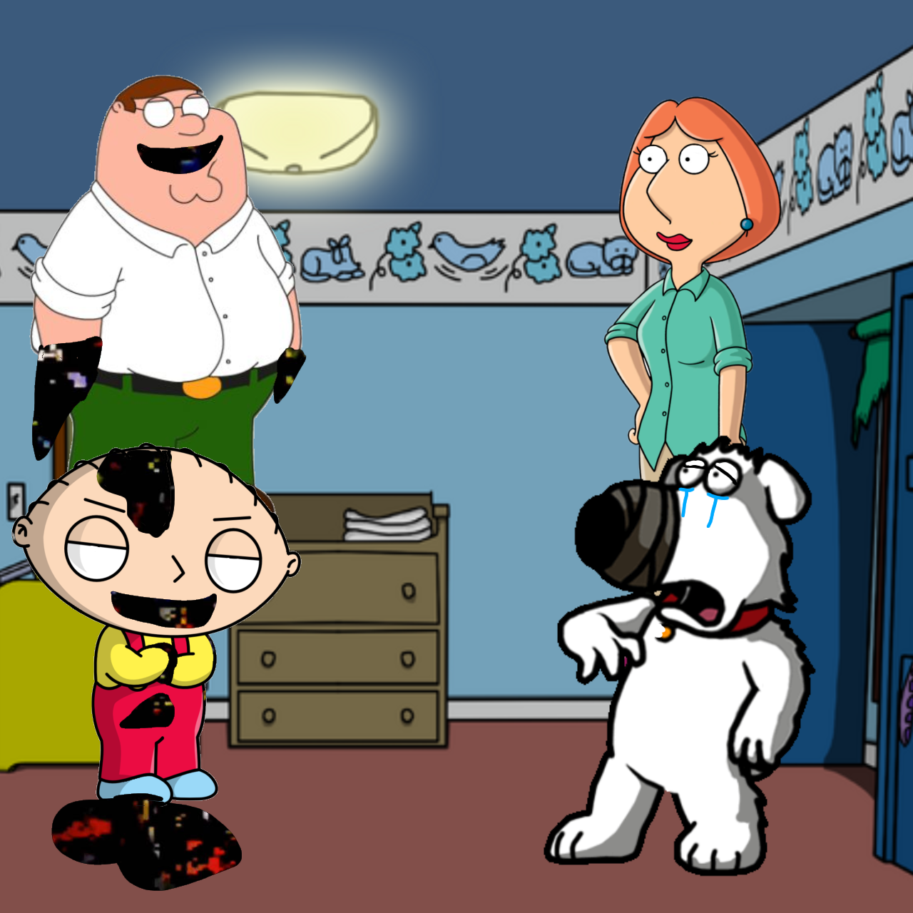 Darkness takeover swapped rotten family by Freddyfazbear5678 on DeviantArt