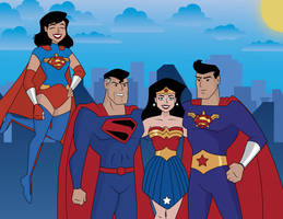 Super Wonder Family Commission By Jk Antwon Deedwb