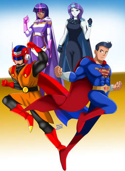 Superhero Team Up By Sincity210