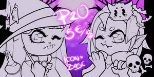 P2U Base - Halloween Duo Icons by Kotokki