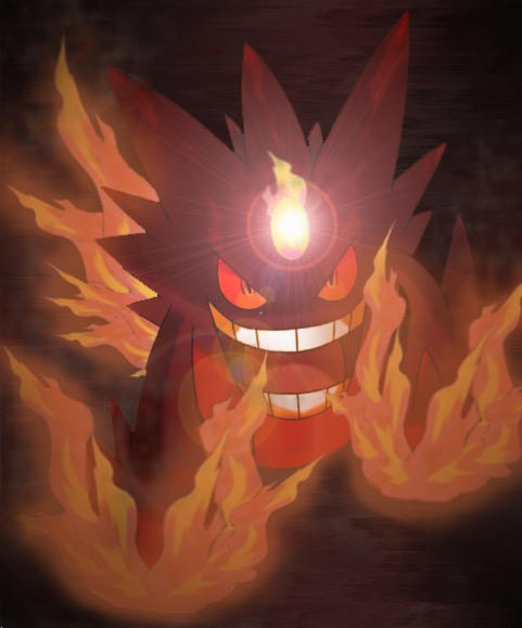 Fire Type Mega Gengar By MiniPawa On DeviantArt fire-type-mega-gengar-by-minipawa-on-deviantart