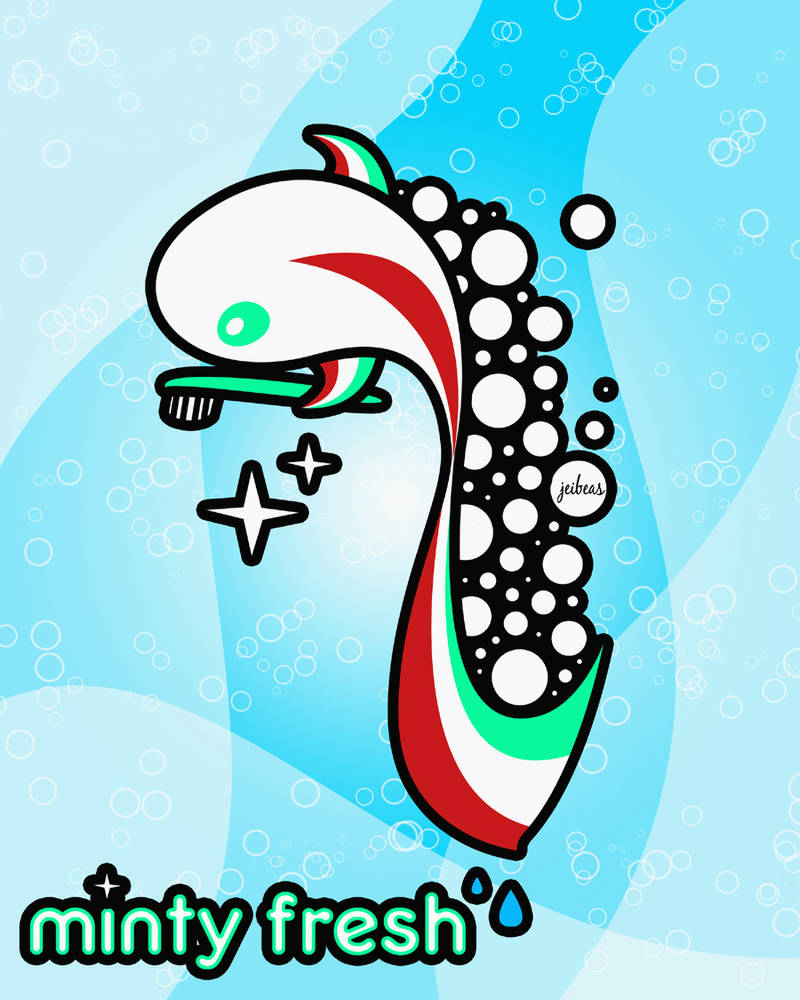 Toothpaste Fish by jeibeas on DeviantArt