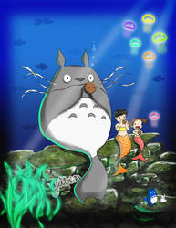 Totoro Under the Sea