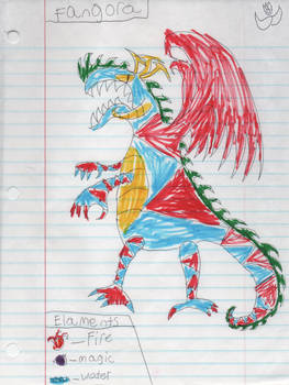 The Very First Dragon That I Have Ever Drawn.