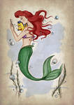 Ariel and Flounder by Fulvio84