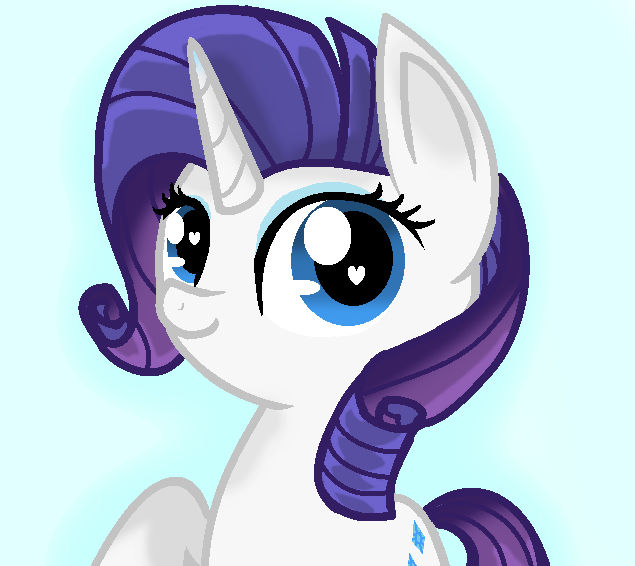 Rarity Portrait by siggie740 on DeviantArt