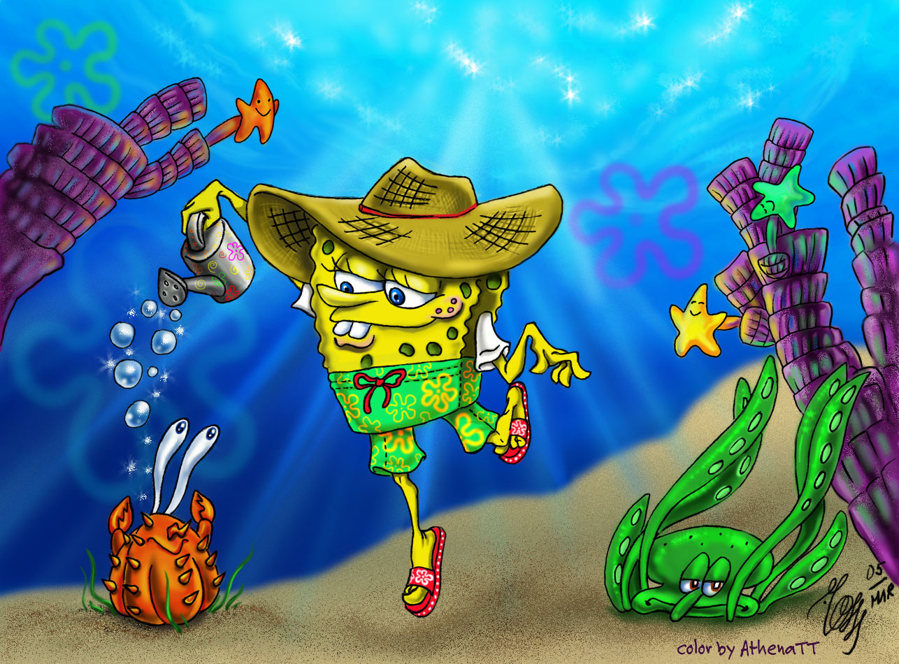 Spongebob's Garden Contest by AthenaTT on DeviantArt