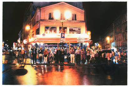 Placa blanche- ball point pens on paper