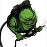 Slimer with pack