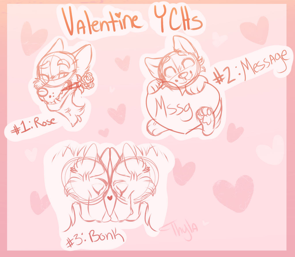 Canine Valentines YCHs (CLOSED!)