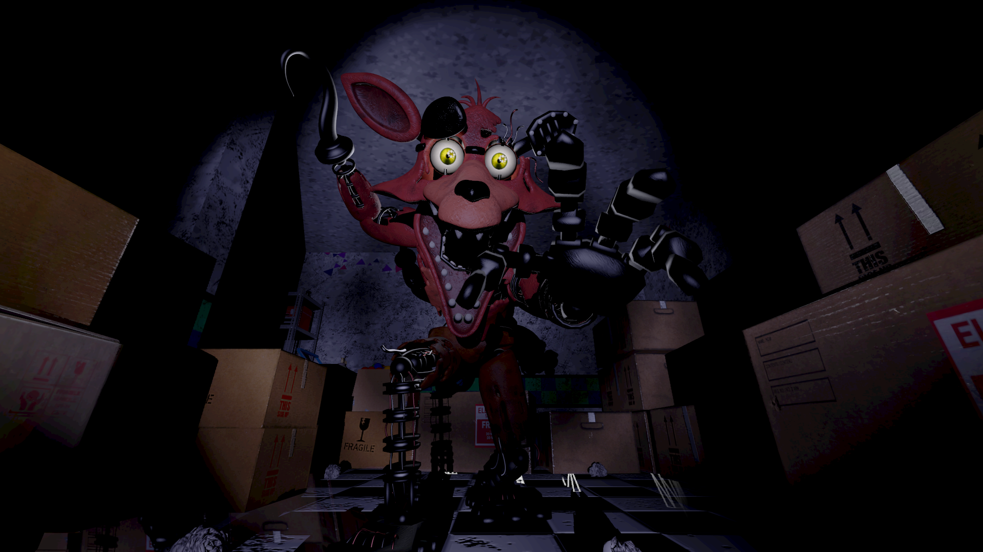 FNAF 2) Withered Foxy Poster by TheUnbearable101 on DeviantArt