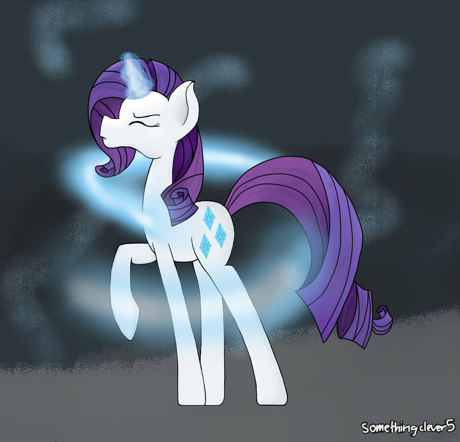 Rarity Doing a Thing by somethingclever5 on DeviantArt