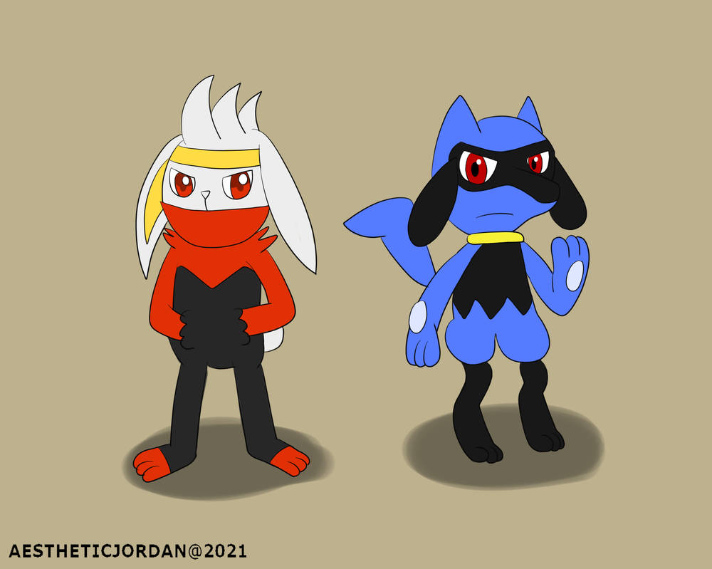 Raboot and Riolu Practice by AestheticJCoyote on DeviantArt