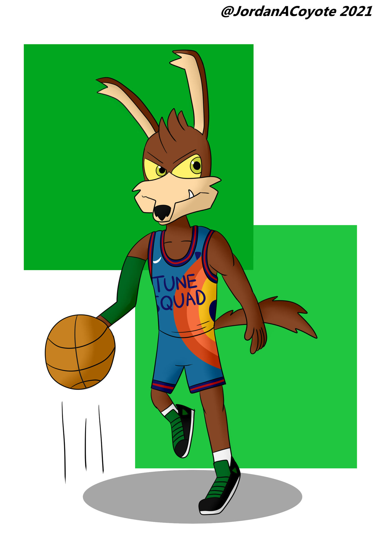 Tech E Coyote in Tune Squad by AestheticJCoyote on DeviantArt