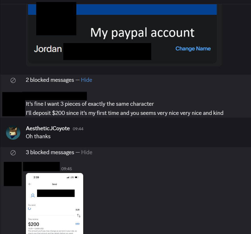 Deviantart Scam BEWARE OF COMMISSION SCAM (how i almost got scamm) by AestheticJCoyote ...