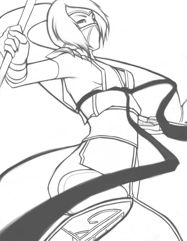 Akali Lineart