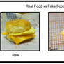 Real vs. Fake - Egg n' cheese....